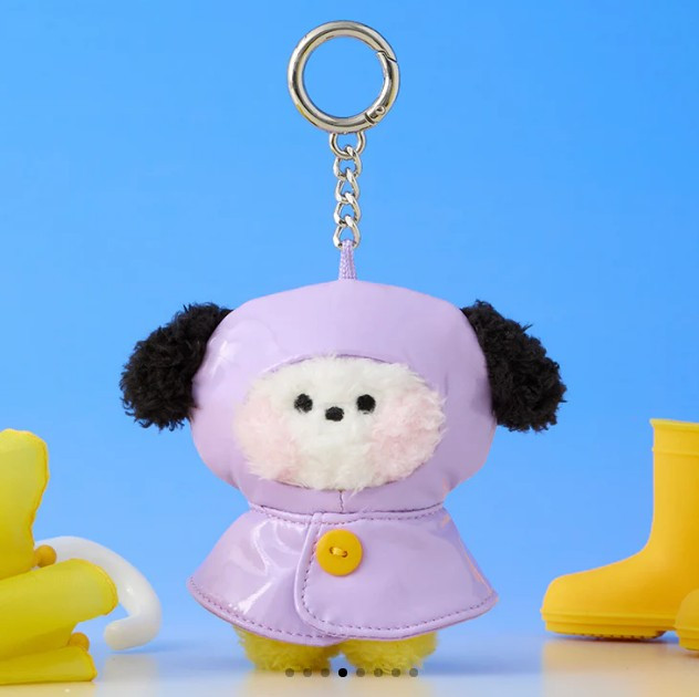 BT21 - mini minini PLUSH KEYRING RAINY DAY (CHIMMY) - interAsia